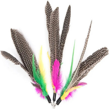 10/20 бр крила естествени фазанови пера на петна Токачка pluma направи си сам марабу пера за занаяти ръкоделие декор перо 17-22 см