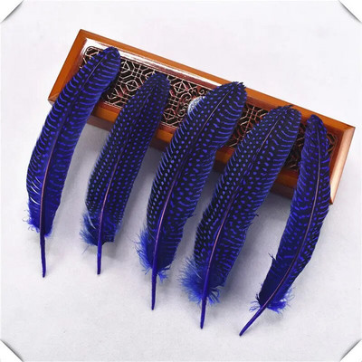 10/20 buc. pene de fazan cu aripi naturale pătate guineea pluma diy pene de marabu pentru meșteșuguri decor decor plumes17-22cm