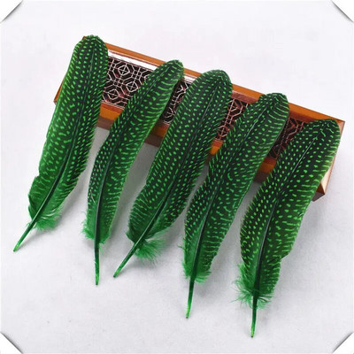 10/20 buc. pene de fazan cu aripi naturale pătate guineea pluma diy pene de marabu pentru meșteșuguri decor decor plumes17-22cm