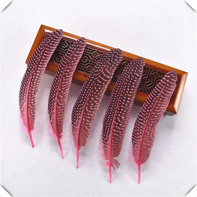 10/20 buc. pene de fazan cu aripi naturale pătate guineea pluma diy pene de marabu pentru meșteșuguri decor decor plumes17-22cm