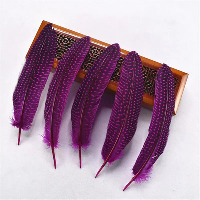 10/20 buc. pene de fazan cu aripi naturale pătate guineea pluma diy pene de marabu pentru meșteșuguri decor decor plumes17-22cm