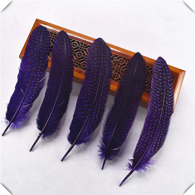 10/20 buc. pene de fazan cu aripi naturale pătate guineea pluma diy pene de marabu pentru meșteșuguri decor decor plumes17-22cm