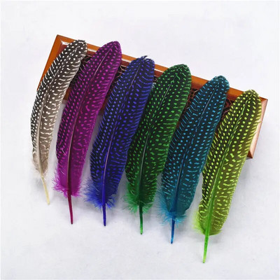 10/20 buc. pene de fazan cu aripi naturale pătate guineea pluma diy pene de marabu pentru meșteșuguri decor decor plumes17-22cm
