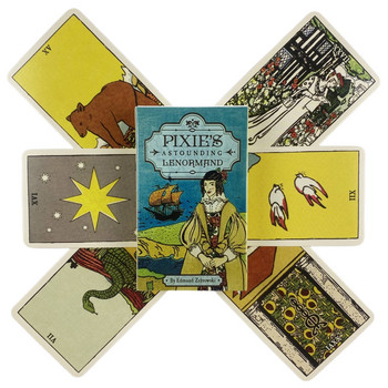 Pixie\'s Astounding Lenormand Cards A 36 Αγγλικά Fate Divination Deck Borad Games