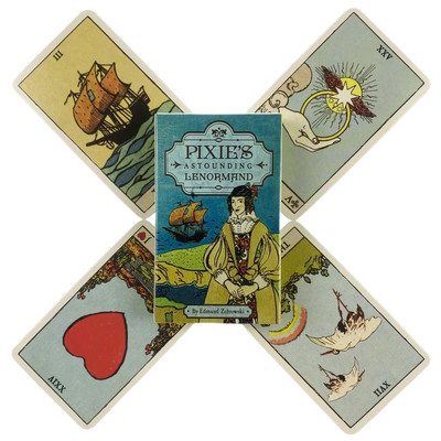 Laumiņas apbrīnojamās Lenormand kārtis 36 angļu likteņa zīlēšanas klāja Borad spēles