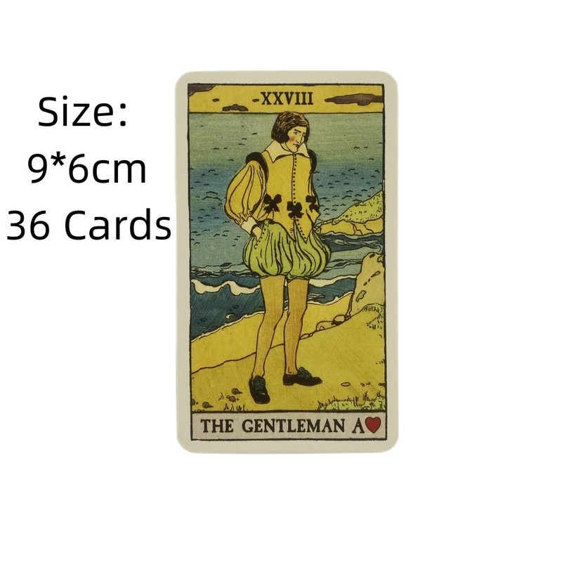 Pixie hämmastavad lenormandi kaardid 36 ingliskeelse saatuse ennustamise kaardiga Boradi mängud