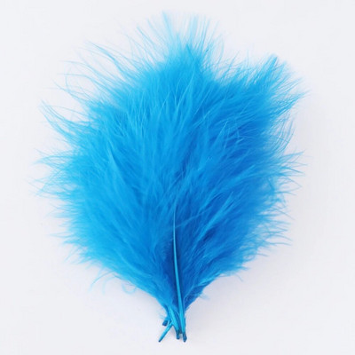 Pene de curcan de înaltă calitate, 50 buc/pungă, pufoase și moi, penne vopsite, bijuterii DIY, accesorii decorative, decorare, meșteșuguri