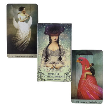 Oracle Of Mystical Moments Cards A 52 Tarot English Divination Edition Deck Borad Games