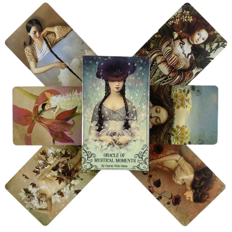Müstiliste hetkede oraakel kaardid 52 Tarot inglise keele ennustamisväljaande kaardipakiga Boradi mängud