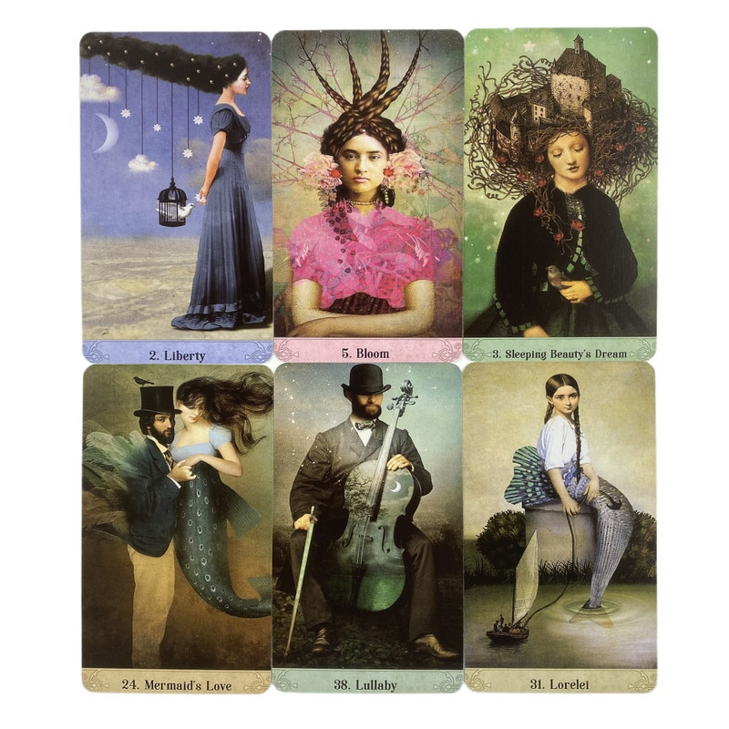 Müstiliste hetkede oraakel kaardid 52 Tarot inglise keele ennustamisväljaande kaardipakiga Boradi mängud