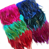 1M/lot pene de fazan naturale ornamente plume artizanat Craciun lucrat manual DIY panglică pentru petrecere cu pene accesorii pentru decorarea nunții