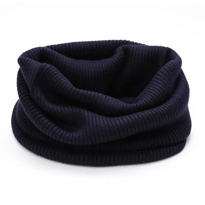 Guler de cașmir bărbați femei guler fals cervical gros lână caldă tricotat elastic toamnă iarnă călătorie în aer liber gât eșarfă bavetă B64