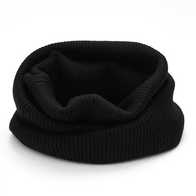 Guler de cașmir bărbați femei guler fals cervical gros lână caldă tricotat elastic toamnă iarnă călătorie în aer liber gât eșarfă bavetă B64