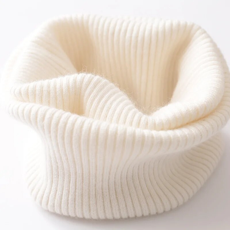 Kašmyro apykaklė vyrams Moteriška gimdos kaklelio netikra apykaklė Stora šilta vilna megzta elastinga rudens žiemos lauko kelionės kaklo skarelė Seilinukas B64