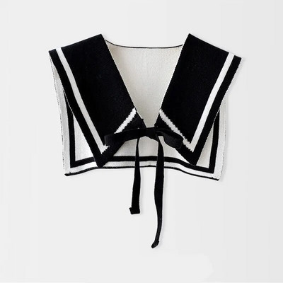 Eșarfă pentru femei, tricot din lână, îngroșă, jachetă exterioară, caldă, stil colegiu, bloc de culoare, vară, cu aer condiționat, pelerina de protecție a gâtului