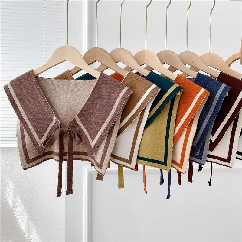 Ženski šal Vunena pletena podebljana topla vanjska jakna Sveučilišni stil Ljetni, klimatizirani šal Zaštitni ogrtač za vrat