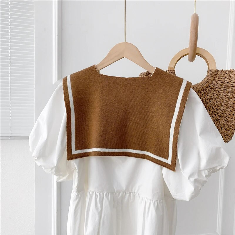 Ženski šal Vunena pletena podebljana topla vanjska jakna Sveučilišni stil Ljetni, klimatizirani šal Zaštitni ogrtač za vrat