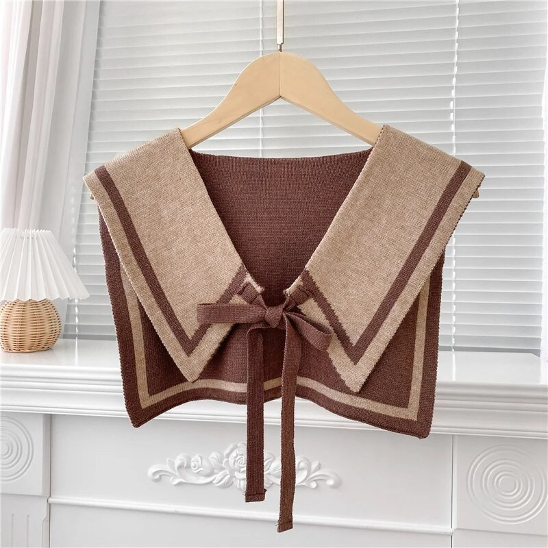 Ženski šal Vunena pletena podebljana topla vanjska jakna Sveučilišni stil Ljetni, klimatizirani šal Zaštitni ogrtač za vrat