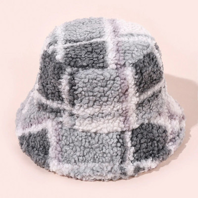 Kalamehemüts uus müts talvine soe naiste Korea stiilis moodne valamumüts lainelise mustriga kahepoolne lambavill kalamehemüts hig