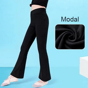 Детски панталони за йога Разкроени панталони за танци Спортни панталони за момичета Панталони за йога бягане Спортно облекло Фитнес клинове