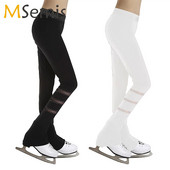 Vaikams, mergaitėms, dailiojo čiuožimo kelnės, greitai džiūstančios aukšto juosmens elastinės juosmens juostos, treniruočių antblauzdžiai, šokių gimnastikos, pasirodymo kostiumai