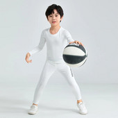 Детски анцуг за момче, Бързосъхнещо спортно облекло с компресия за бягане, баскетбол, фитнес, детско термо бельо