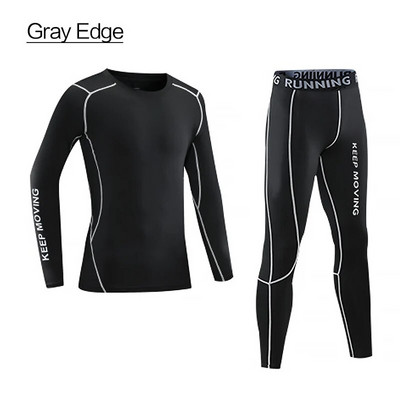 Детски анцуг за момче, Бързосъхнещо спортно облекло с компресия за бягане, баскетбол, фитнес, детско термо бельо