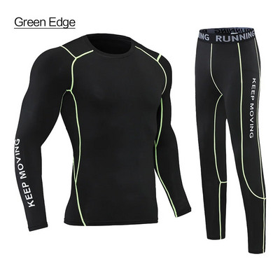 Детски анцуг за момче, Бързосъхнещо спортно облекло с компресия за бягане, баскетбол, фитнес, детско термо бельо