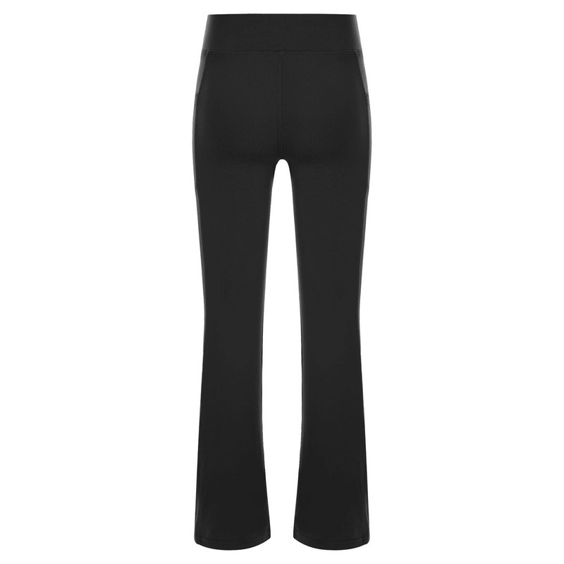 2023 Детски момичета Йога панталони с висока талия Едноцветни спортни клинове с камбанка Ежедневни модни дишащи меки издути панталони