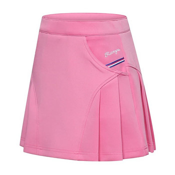 Антиекспозиционни поли за голф за момичета Плисирани поли Тийнейджърски мини рокли Тънки тенис Детски спортни дишащи облекла за голф Лято
