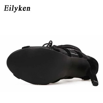 Eilyken Sexy Fashion Γυναικεία Παπούτσια Πολύ ελαφριά Άνεση Υψηλής Ποιότητας Λεπτά Τακούνια Ανοιχτά Χορευτικά Σανδάλια Γυναικείο μέγεθος 43