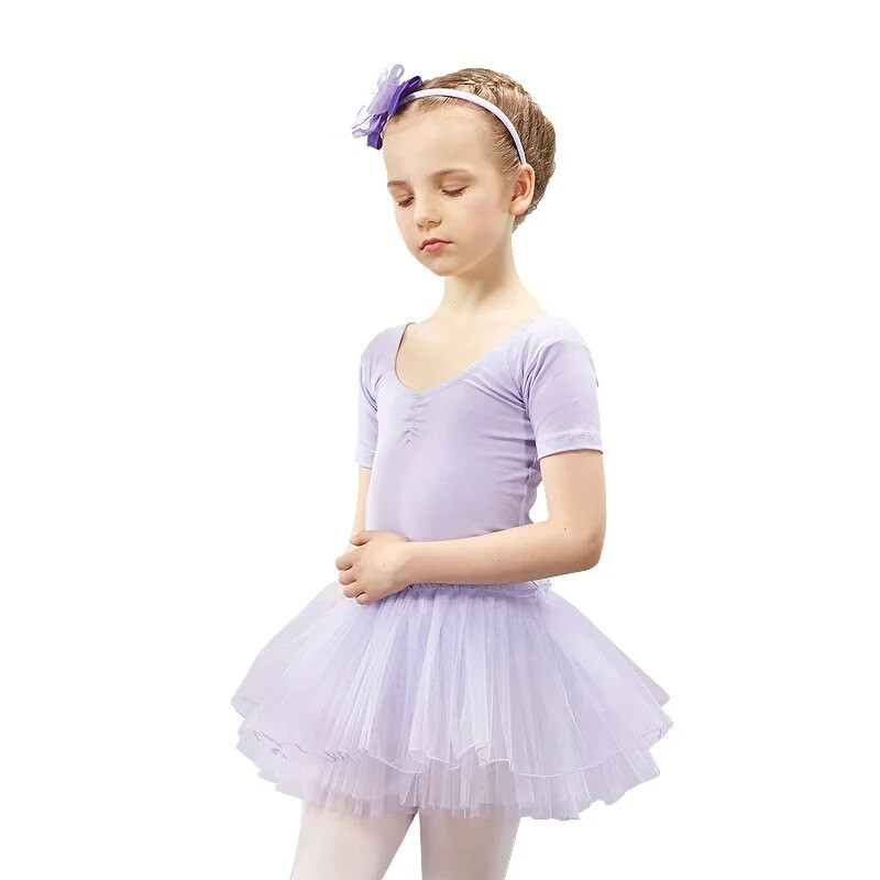 Bērnu baleta kleita deju triko meitenēm Baleta pufīgi deju svārki Bērnu baleta apģērbi treniņiem deju bodiji