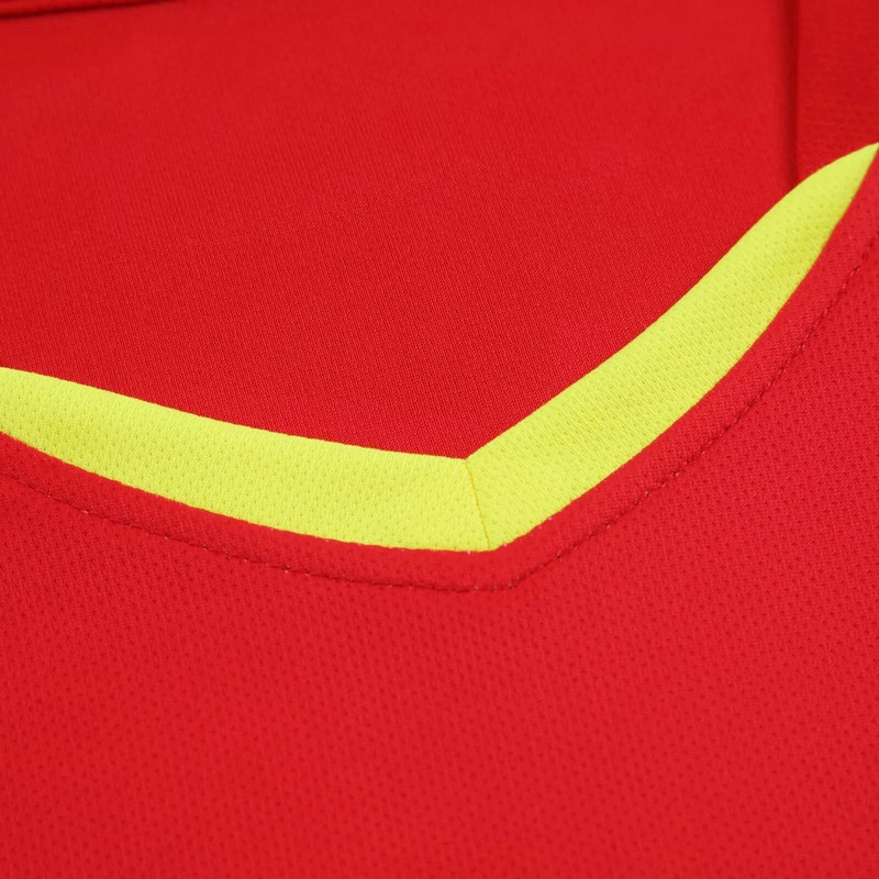 Детско футболно тренировъчно облекло Спортен костюм Футболна униформа Градиентна цветна тениска с V-образно деколте и къси ръкави с шнурове