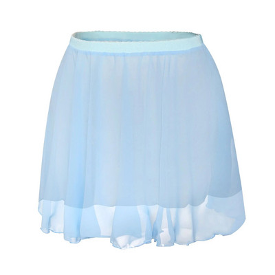 Profesionāli baleta svārki meiteņu deju svārki balti melni šifona svārki sievietēm elastīgi vidukļa īsi svārki dejošanai