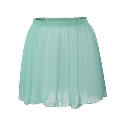 Profesionāli baleta svārki meiteņu deju svārki balti melni šifona svārki sievietēm elastīgi vidukļa īsi svārki dejošanai