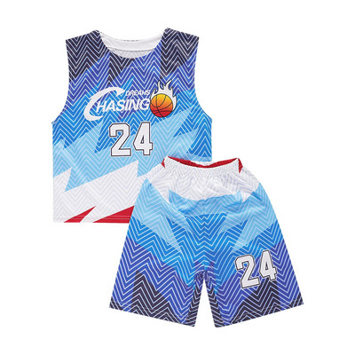 Vasaras unisex bērni zēni meitenes sporta uzvalks modes apdrukāts apaļš kakls bez piedurknēm T-krekls ar šortiem, basketbola apģērbs