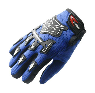 Karstā izpārdošana bērniem pilniem puspirkstiem motociklu cimdi Child Moto Luvas Motocross ādas motociklam Guantes bērnu sacīkšu cimdi