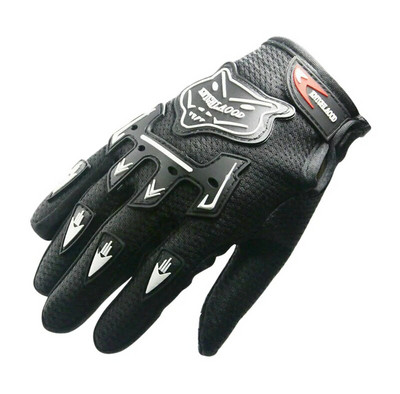 Karstā izpārdošana bērniem pilniem puspirkstiem motociklu cimdi Child Moto Luvas Motocross ādas motociklam Guantes bērnu sacīkšu cimdi
