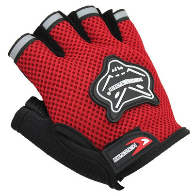 Karstā izpārdošana bērniem pilniem puspirkstiem motociklu cimdi Child Moto Luvas Motocross ādas motociklam Guantes bērnu sacīkšu cimdi