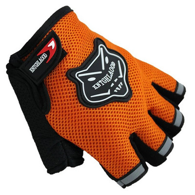 Karstā izpārdošana bērniem pilniem puspirkstiem motociklu cimdi Child Moto Luvas Motocross ādas motociklam Guantes bērnu sacīkšu cimdi