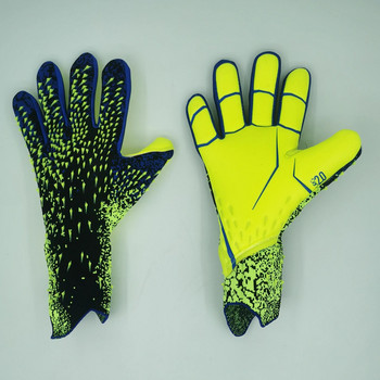 Нови латексови футболни вратарски ръкавици Удебелени футболни професионална защита Футболни вратарски ръкавици за възрастни, тийнейджъри