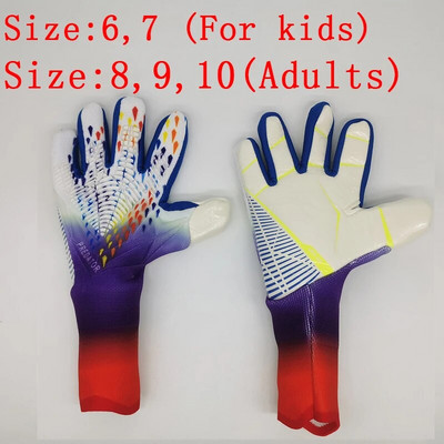 Παιδικά Ενήλικες Γάντια τερματοφύλακα Γάντια τερματοφύλακα Παχύ λατέξ Ποδόσφαιρο Ποδόσφαιρο Αντιολισθητικό ποδόσφαιρο Παιδικά γάντια τερματοφύλακα
