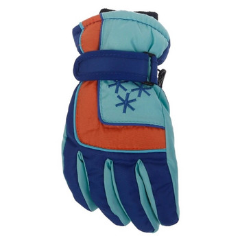 9-15 години Детски ски ръкавици Поларени топли ръкавици за сноуборд Ски ръкавици за тийнейджъри Зимни колоездене Ръкавици Дебели топли ръкавици