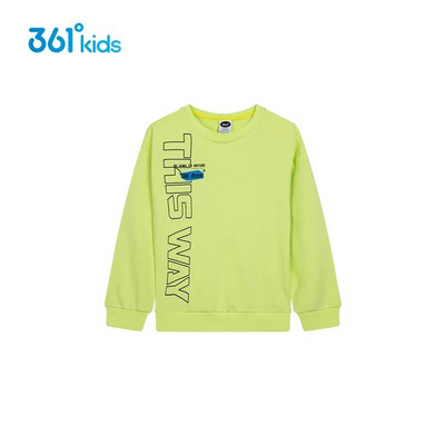 361 Degrees Berniukai Vaikiški megztiniai megztiniai Berniukams Crew Neck Raidiniai Megztiniai Madingi Kasdieniai megztiniai Vaikiški Drabužiai Gatvės apranga
