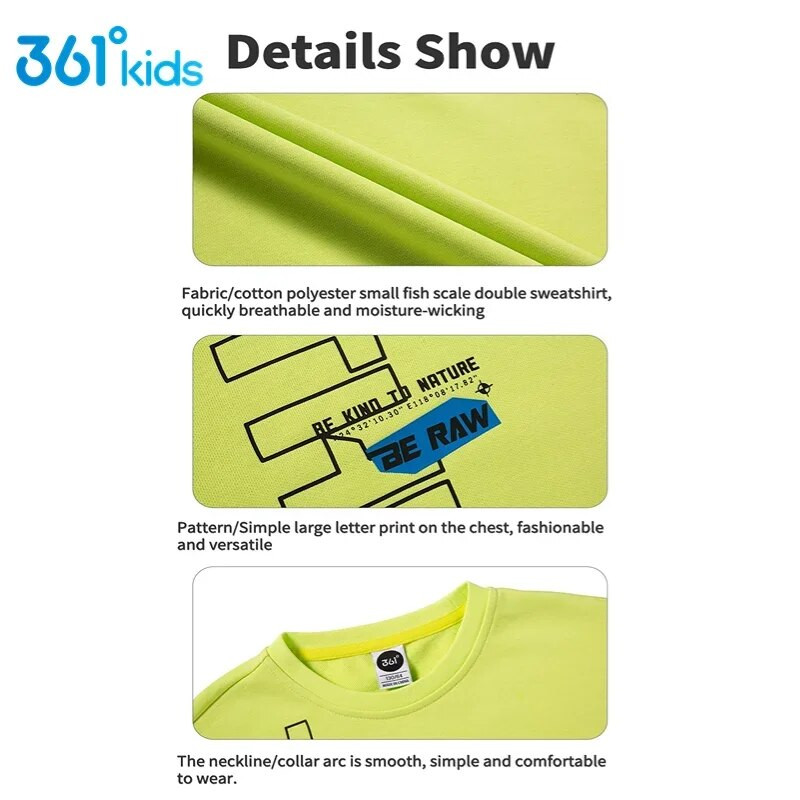 361 Degrees Berniukai Vaikiški megztiniai megztiniai Berniukams Crew Neck Raidiniai Megztiniai Madingi Kasdieniai megztiniai Vaikiški Drabužiai Gatvės apranga