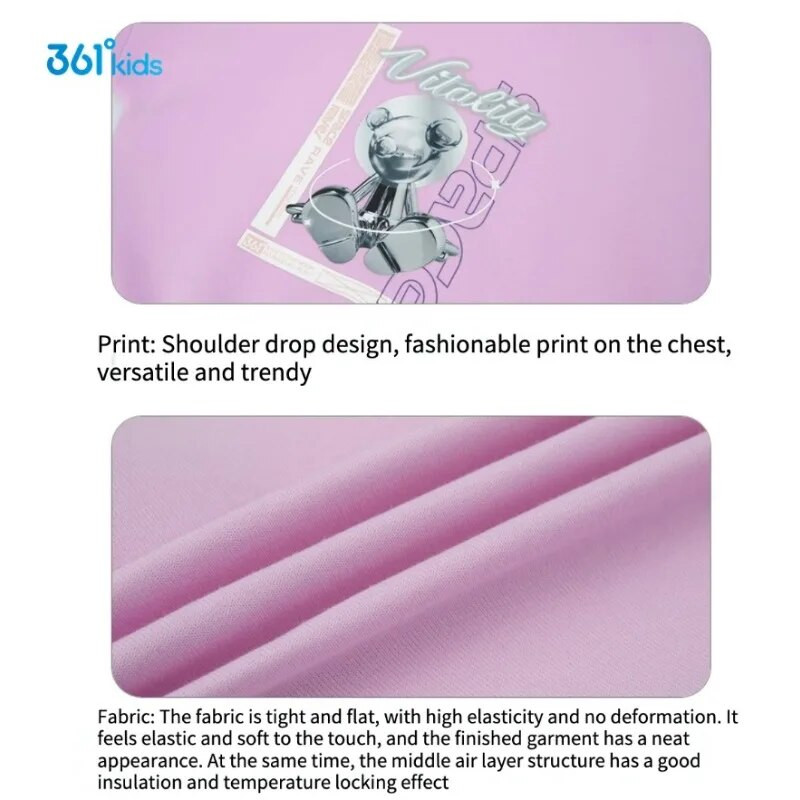 361-градусов пуловер за деца Момичета Есен 2023 г. Топли зимни горнища за деца Тениски с дълги ръкави Детски ежедневен пуловер