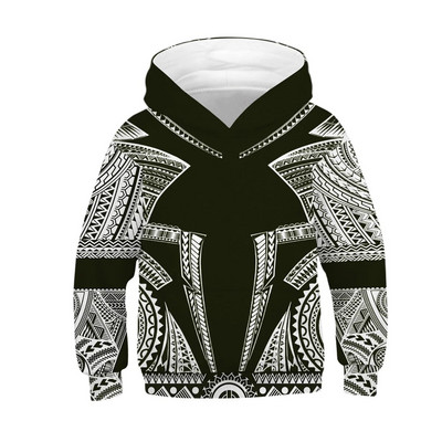 Rudens žiemos vaikiški gobtuvai paltai 3D spauda Vaikiški megztiniai Vaikiški paaugliai sportiniai viršutiniai drabužiai sportinė apranga 5–14 m. berniukų mergaičių megztiniai su gobtuvu