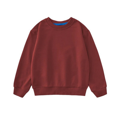 Vaikų rudens žiemos megztiniai su apvalia kakle, berniukų mergaičių laisvi vienspalviai megztiniai Vaikiški laisvalaikio apatiniai drabužiai Viršutiniai drabužiai детская одежда