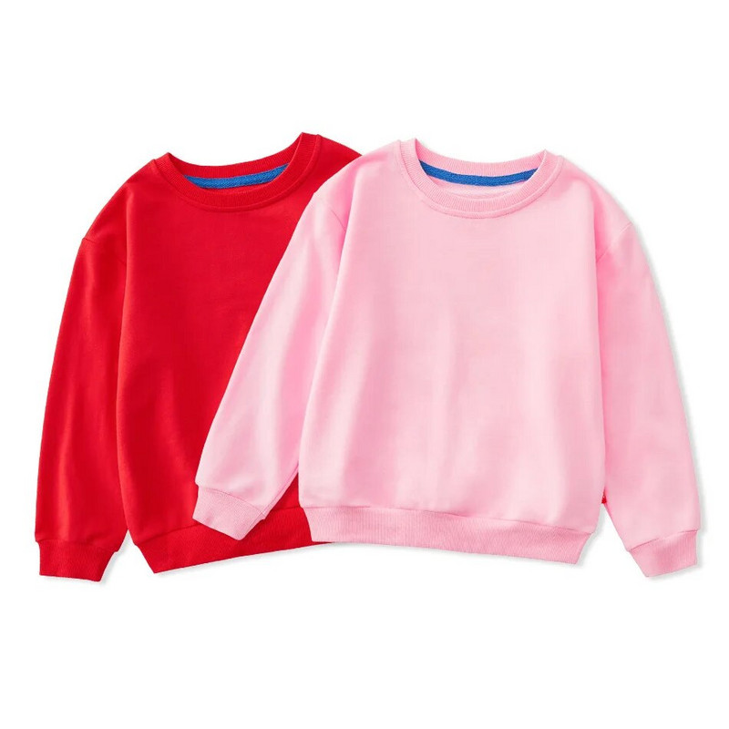 Vaikų rudens žiemos megztiniai su apvalia kakle, berniukų mergaičių laisvi vienspalviai megztiniai Vaikiški laisvalaikio apatiniai drabužiai Viršutiniai drabužiai детская одежда