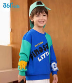 361 laipsnių megztinis megztinis vaikams berniukams megztas megztinis apvaliu kaklu Megztinis megztinis rudens animacinis filmas Spalva blokuojantis sportinis viršus